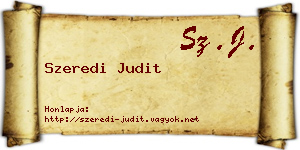 Szeredi Judit névjegykártya